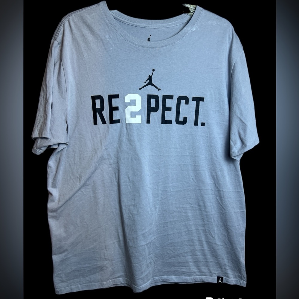 Jordan Brand Jumpman Re2pect Gray T-Shirt Size XL